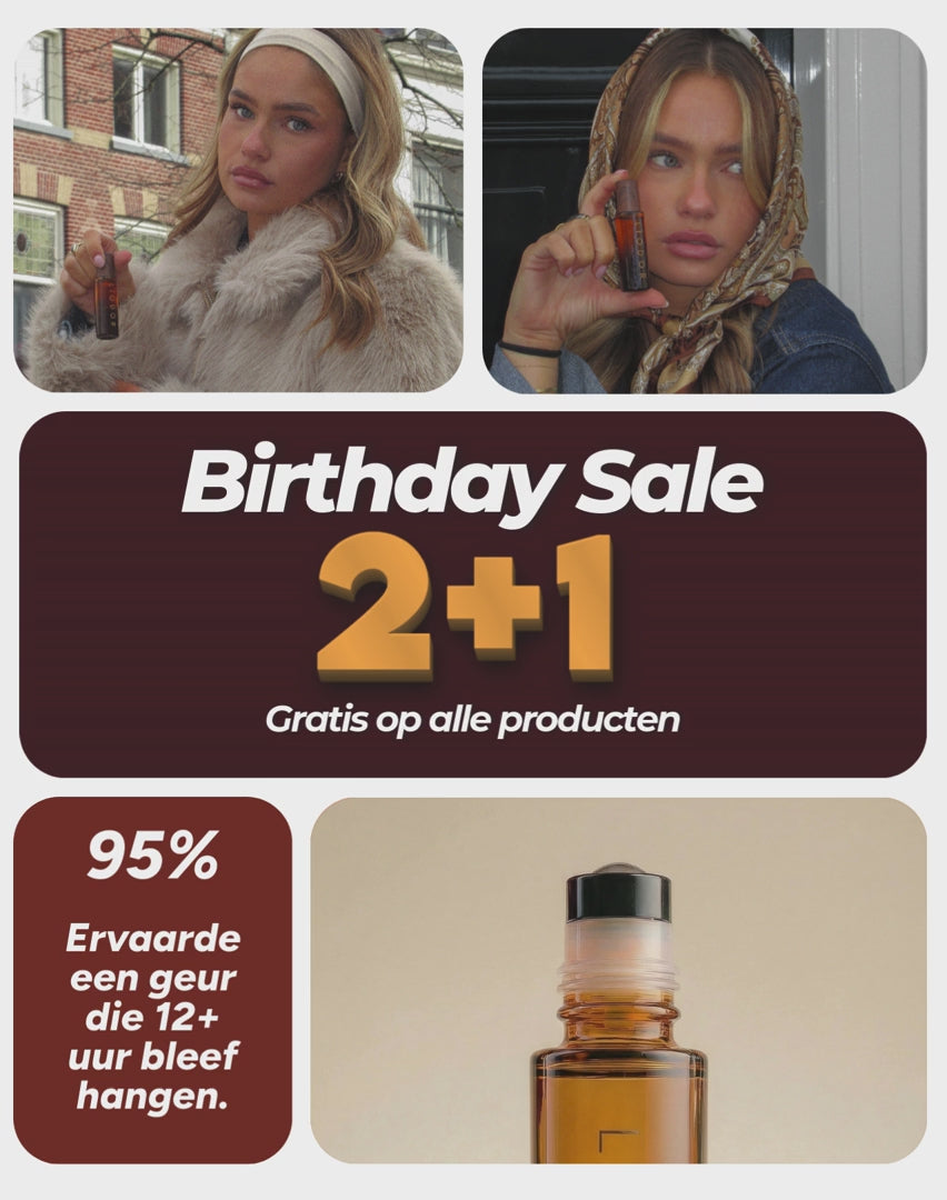 Person using perfume oil